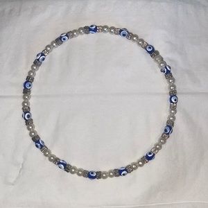 Evil eye beaded necklace